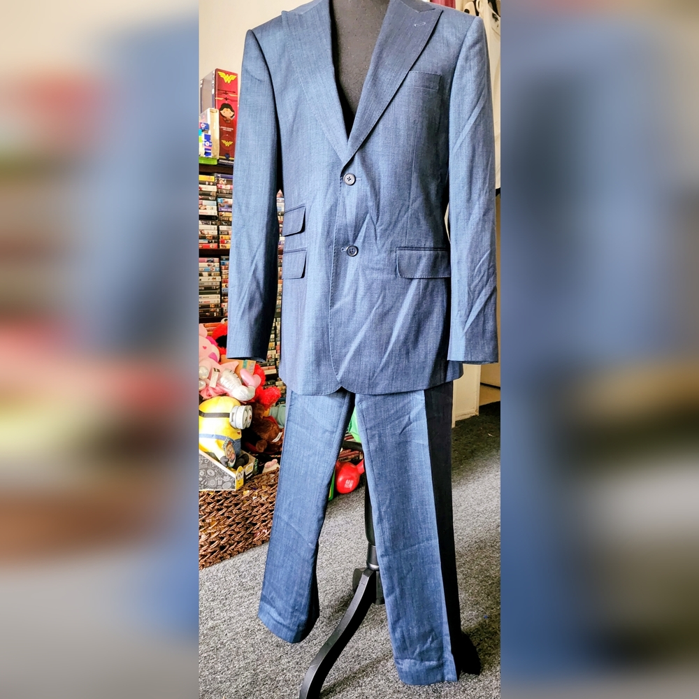 English Laundry Men's Blue Suit